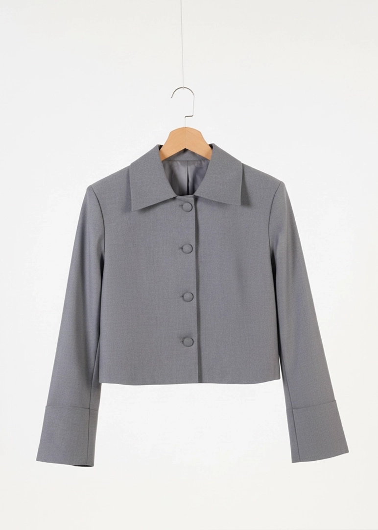 0 کت یقه شومیزی کراپ 2031982 - Image 1