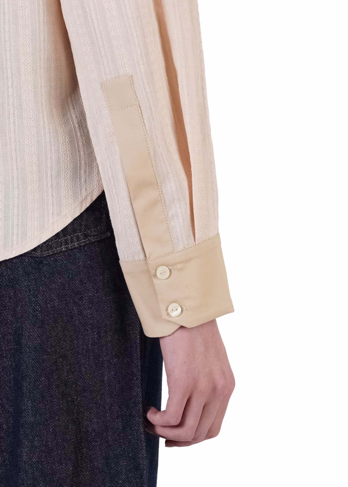شومیز وال راه راه ریز 1040640 - Image 4