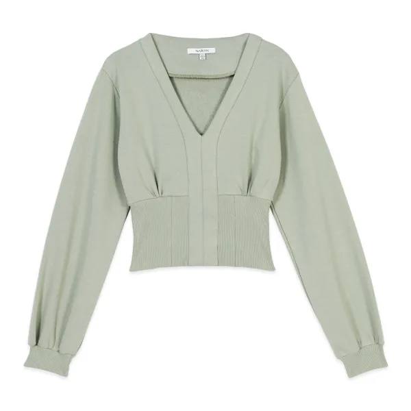 بلوز یقه برش دار 2040880