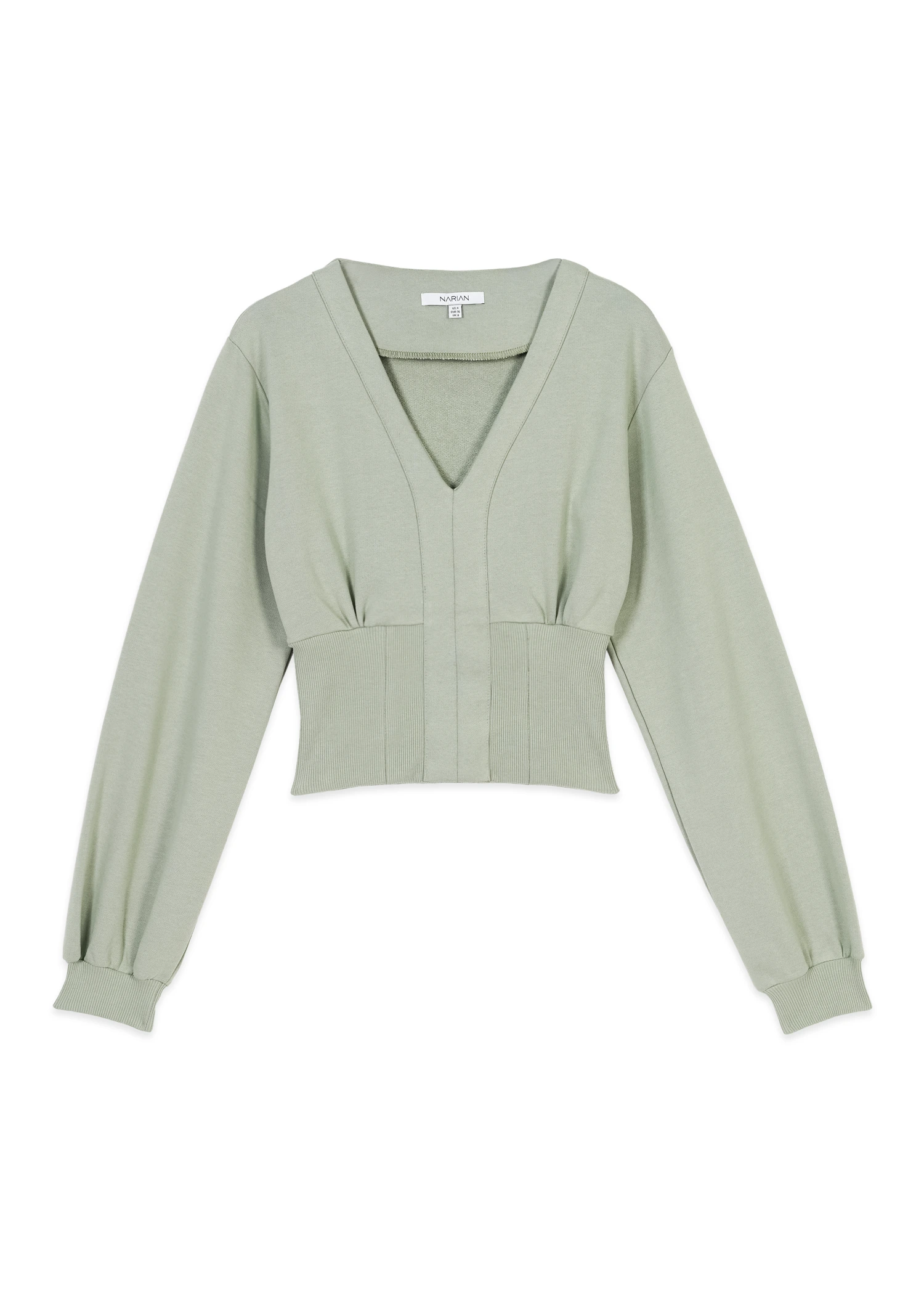 0 بلوز یقه برش دار 2040880 - Image 1