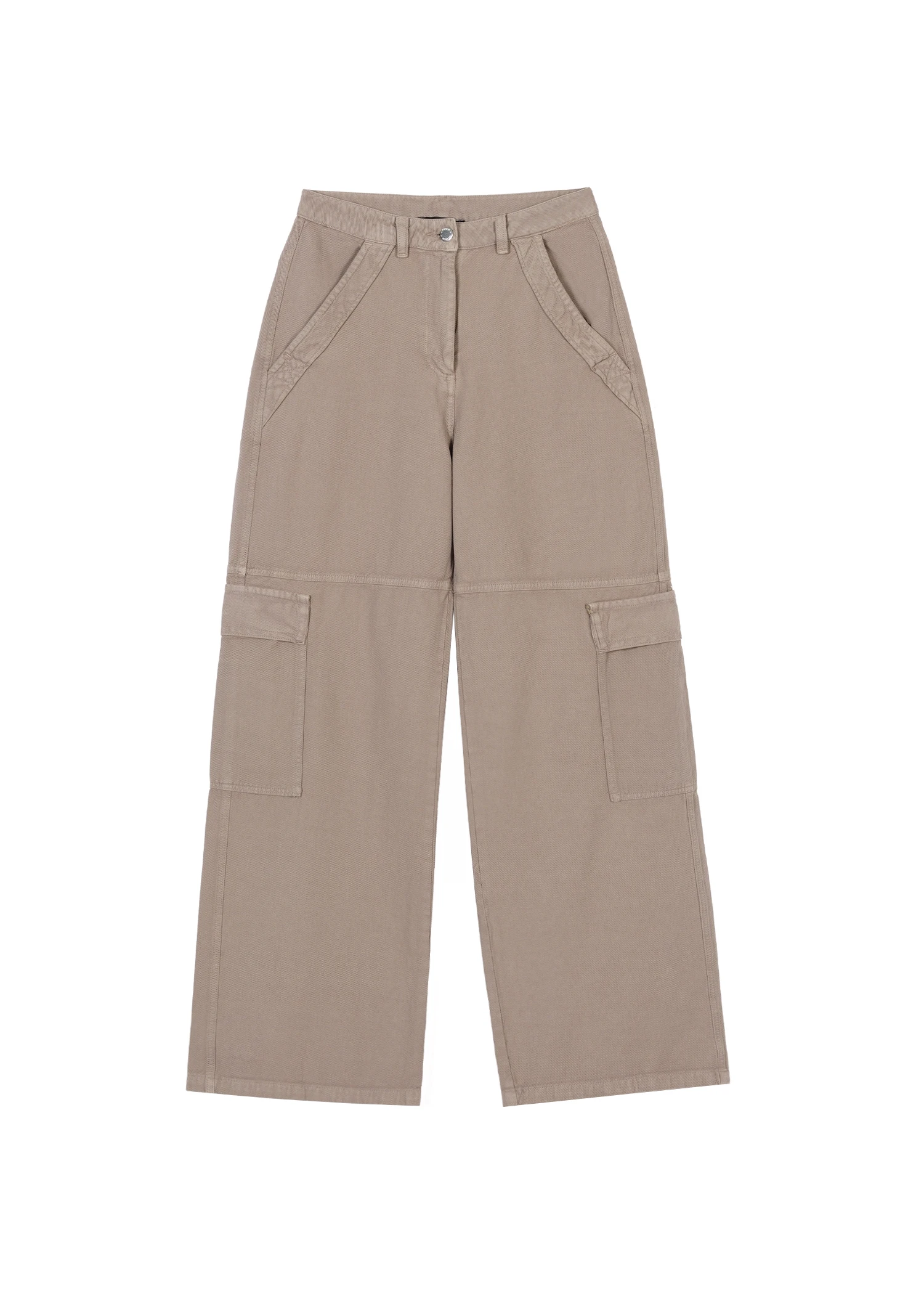 0 شلوار کتان ازبالا گشاد شش جیب 1041800 - Image 1