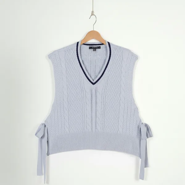 تاپ یقه هفت بنددار 2040490