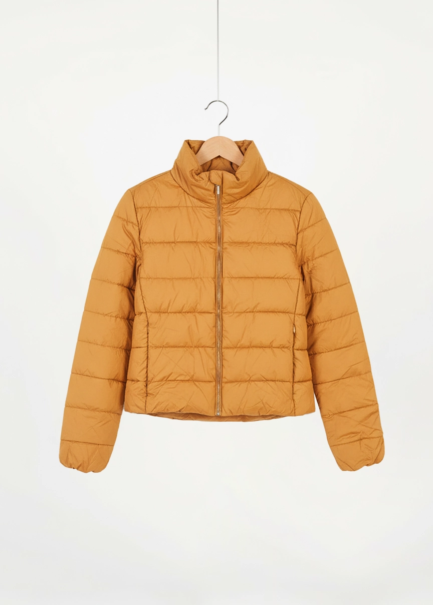 2041950 کاپشن رودوزی دار یقه ایستاده 2041950 - Image 1