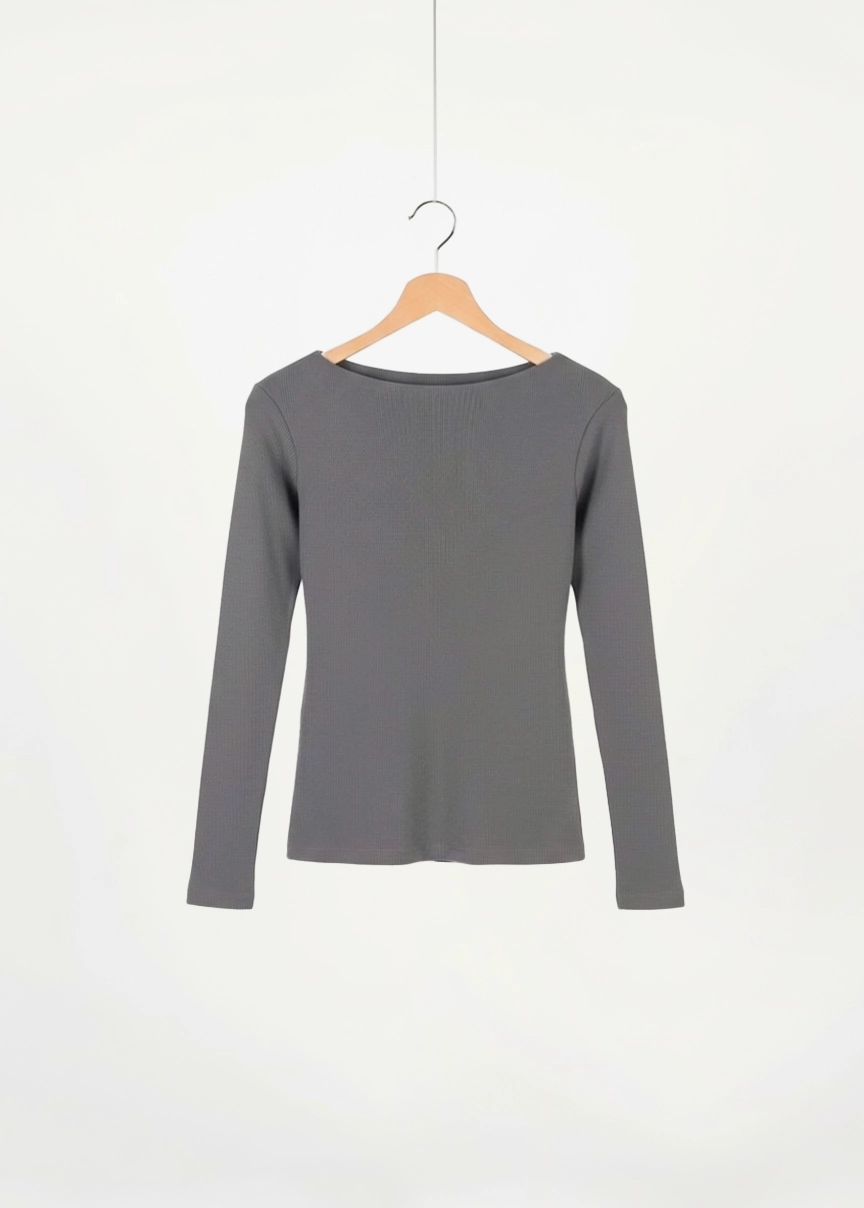 2040162 تیشرت آستین بلند یقه قایقی 2040162 - Image 1