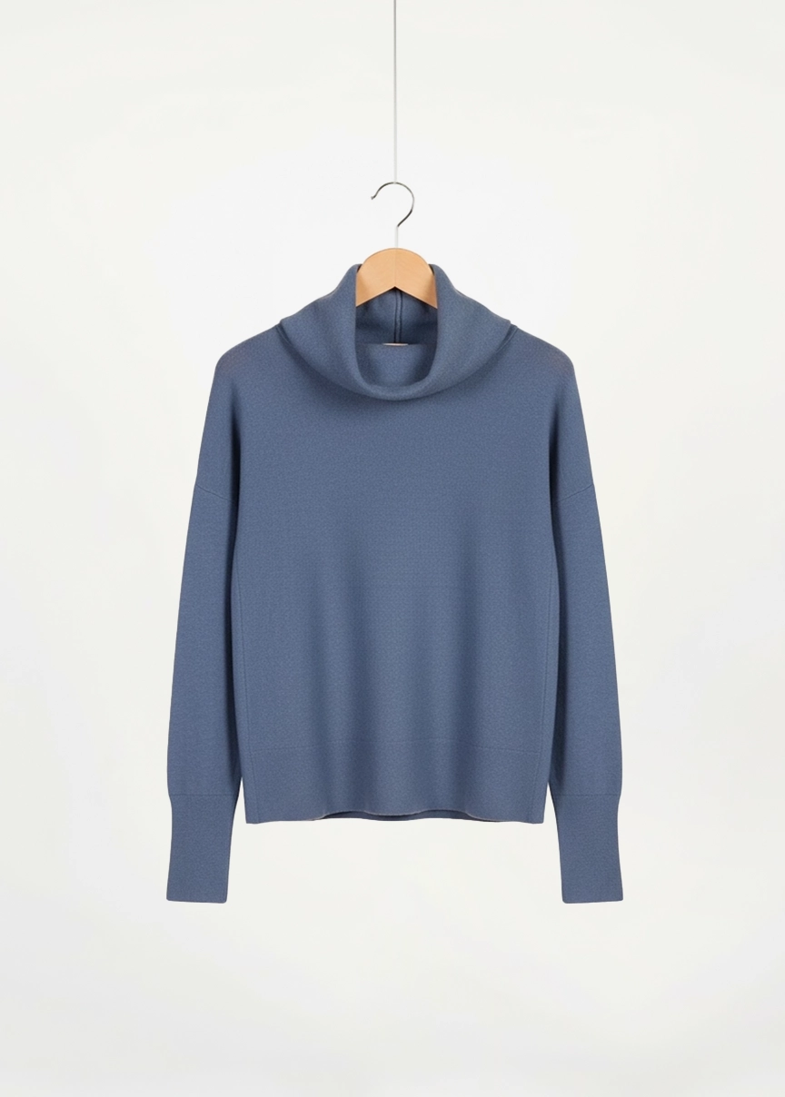 2042520 یقه اسکی آستین دکمه دار 2042520 - Image 1